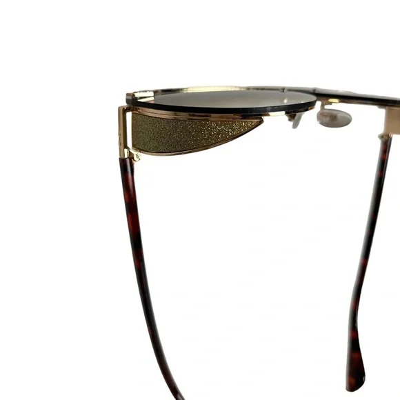 SUNGLASSES Fashion Gold & Brown Shades Sun Glasses Summer Beach Vacation - Picture 13 of 16